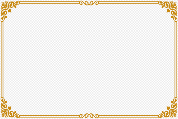 Золотой узор рамка