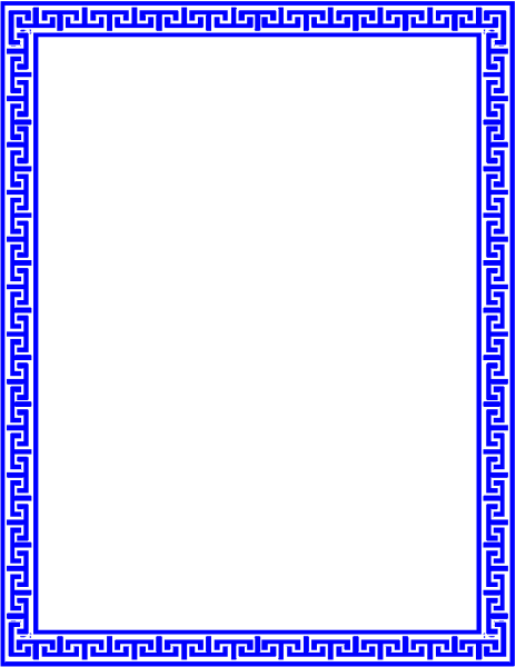 Рамка в бурятском стиле