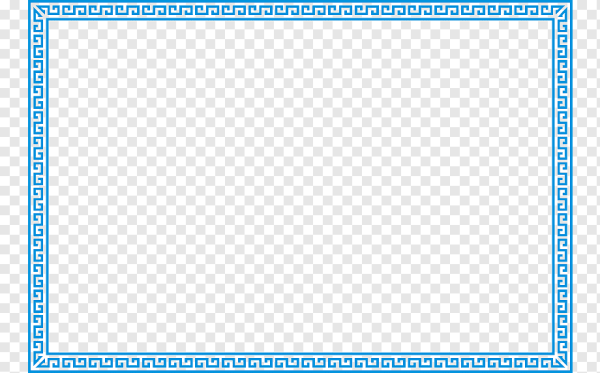 Синяя рамка с узорами