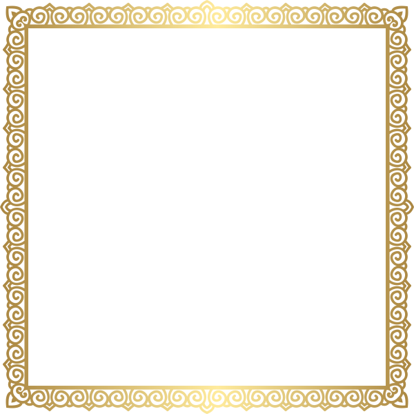 Золотая рамка для грамоты