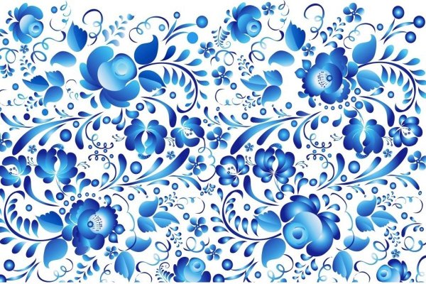 Гжель паттерн