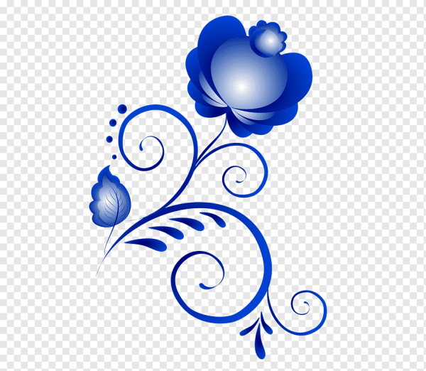 Гжель орнаментальная роспись