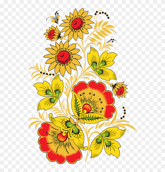 Шиповник Хохлома