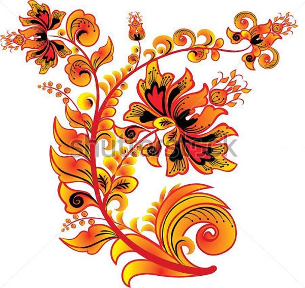 Хохлома уголок