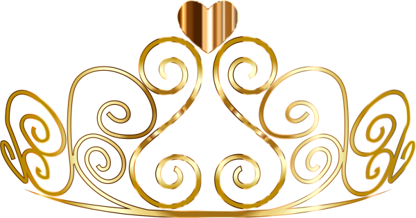 Золотые узоры с короной