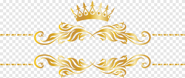 Золотые вензеля с короной