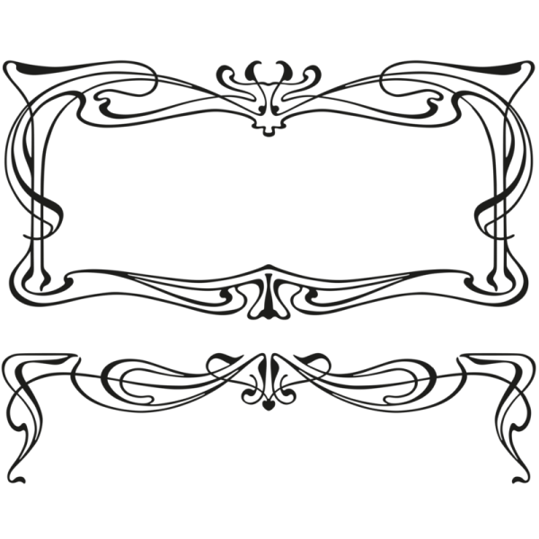 Векторные рамки в стиле Модерн