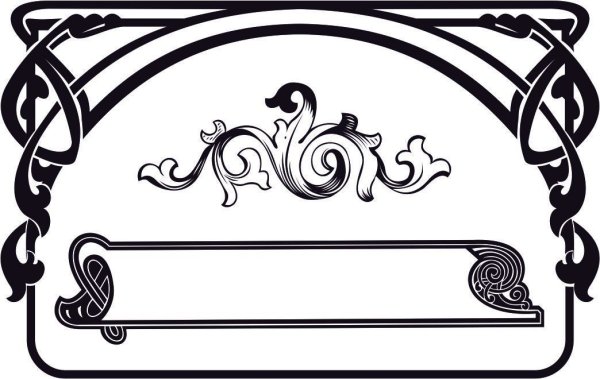 Трафареты в стиле Модерн