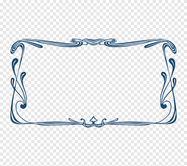 Рамка фигурная прямоугольная