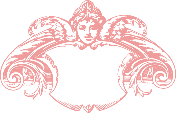 Модерн орнамент прозрачный фон