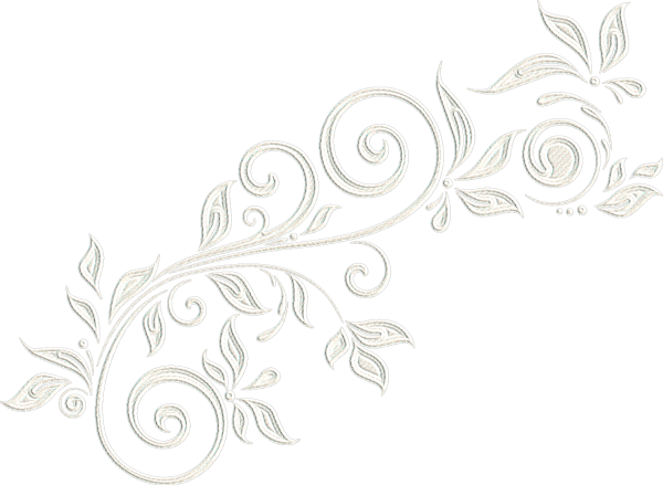 Белые узоры на прозрачном фоне