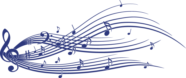 Стилизованный нотный стан