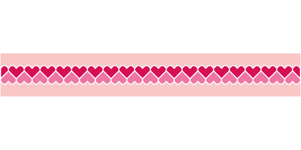Полоска с сердечками