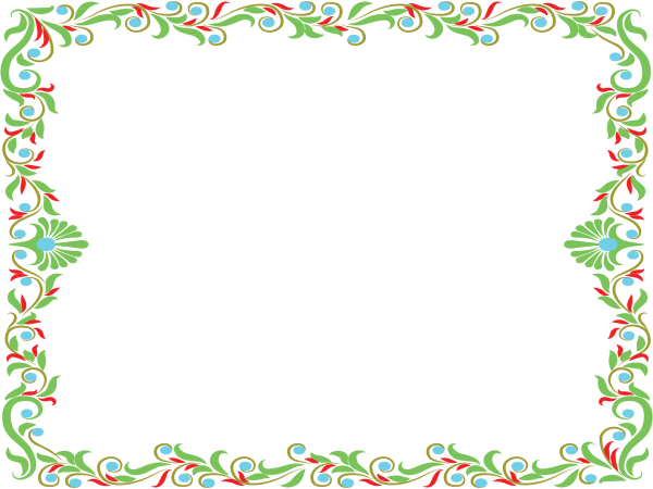 Рамка народный орнамент