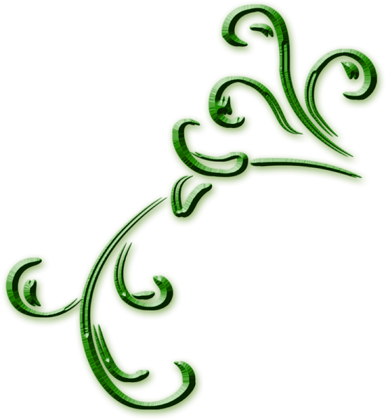 Зеленые завитки