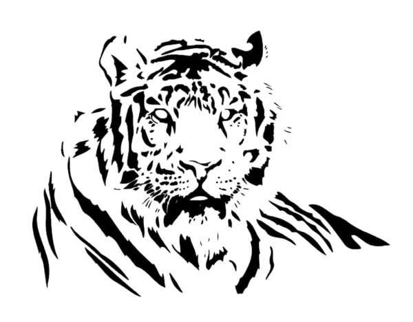 Стикер тигр
