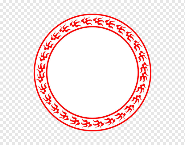 Русский орнамент круглый