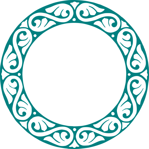 Казахский орнамент круглый