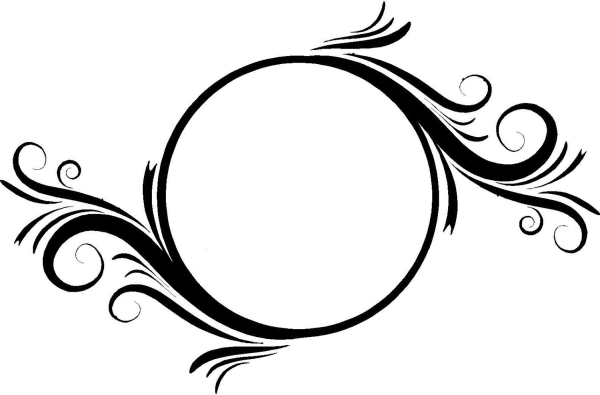 Виньетки на прозрачном фоне