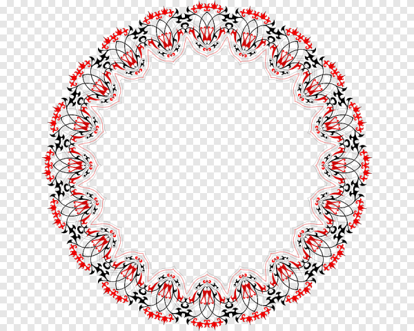 Орнамент по кругу