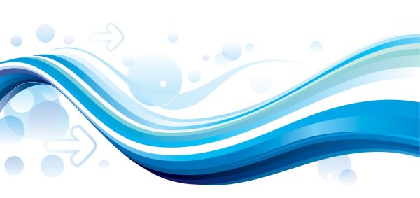 Волна на прозрачном фоне