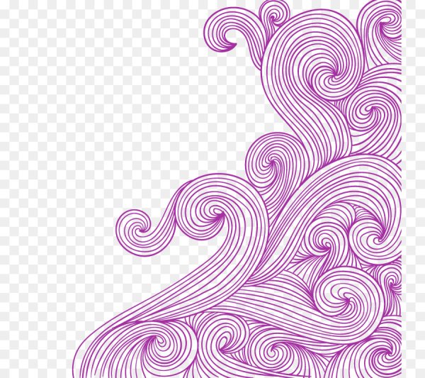 Сиреневые узоры