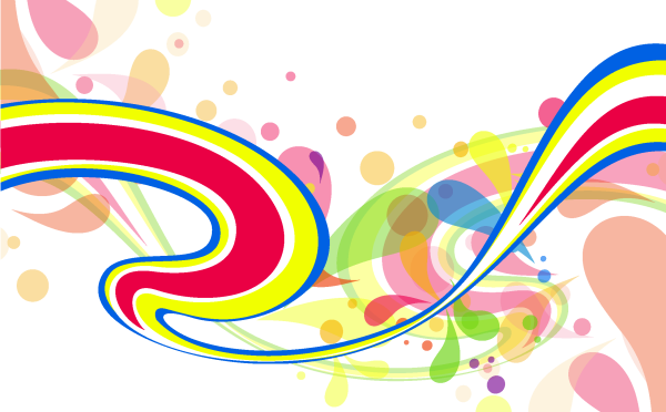 Абстракции лента цветная