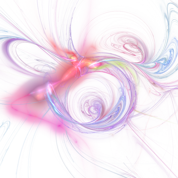 Абстракция на прозрачном фоне