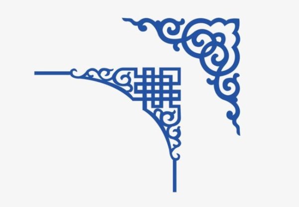 Орнамент Бурятский угловой