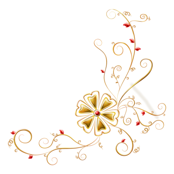 Виньетки на прозрачном фоне