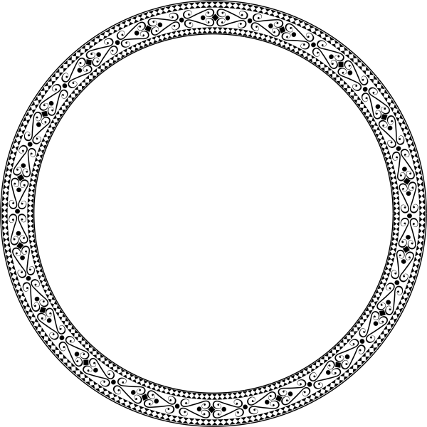 Орнамент по кругу