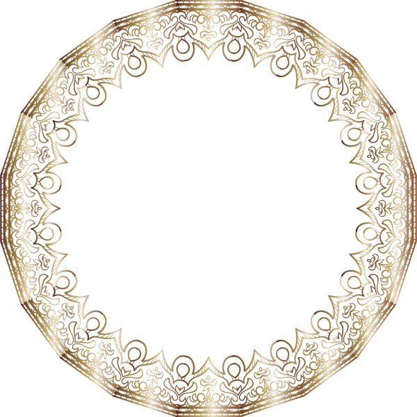 Рамка круглая для тарелку