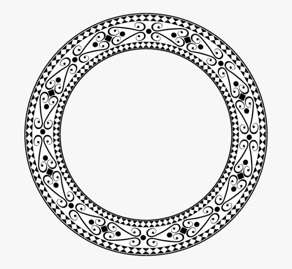 Круглая рамка
