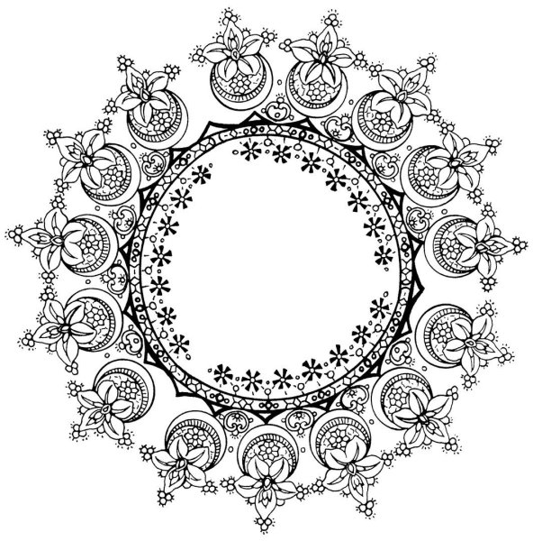 Точечная роспись тарелок трафареты