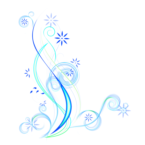 Синие узоры на белом фоне