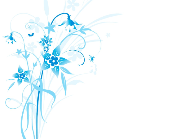 Синие узоры на белом фоне