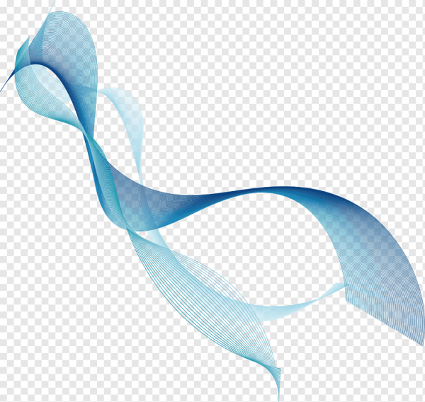 Синяя линия орнамент