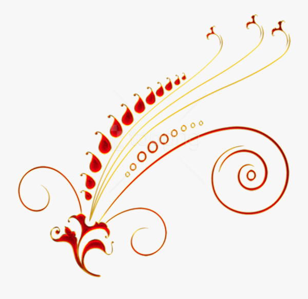 Орнамент на прозрачном фоне