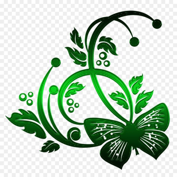 Зеленый узор