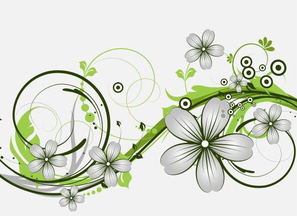 Орнамент цветы