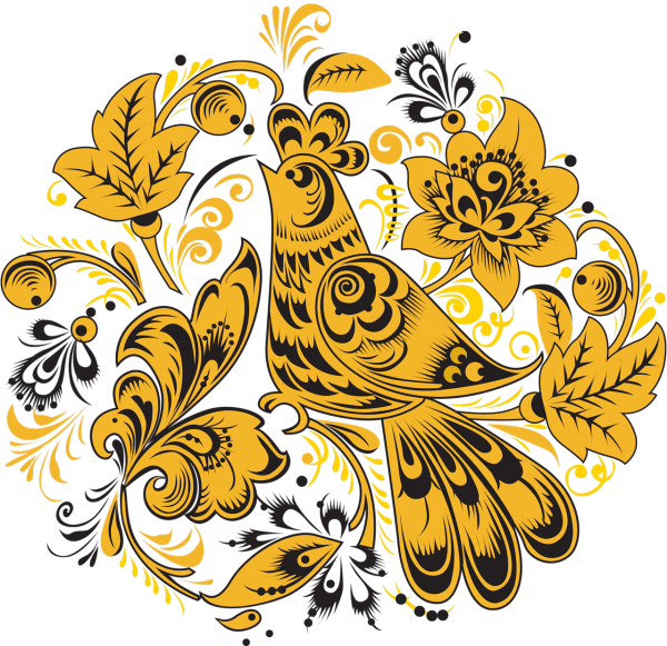 Русские народные узоры Хохлома