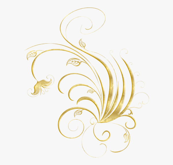 Золотые завитушки