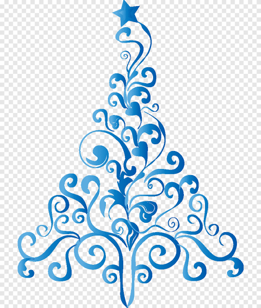 Красивый новогодний орнамент