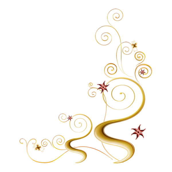 Новогодний узор угловой