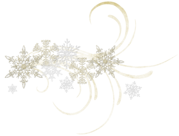 Новогодние узоры на прозрачном фоне