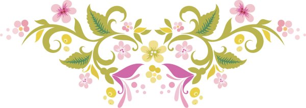 Орнамент с цветами