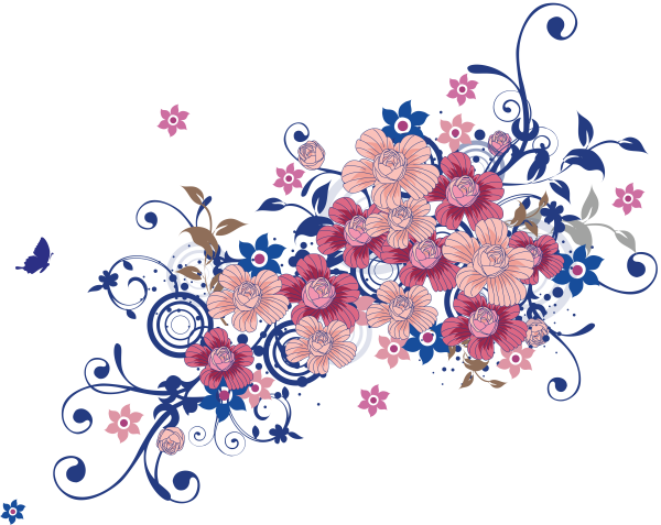 Красивые цветочные узоры