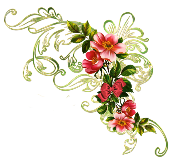 Узоры с цветами