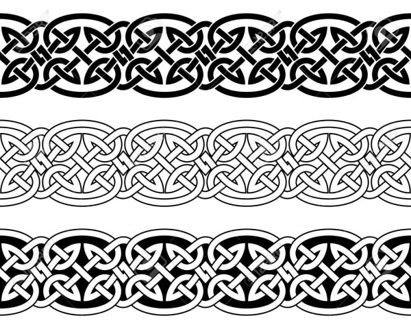 Кельтский ленточный орнамент
