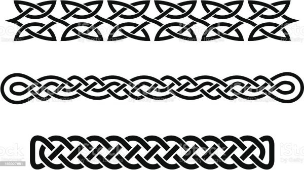 Кельтский ленточный орнамент